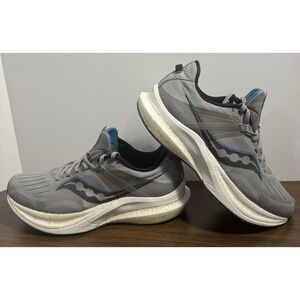Saucony Tempus Running Shoes Mens Sz 11 Athletic  Trainers Alloy/Topaz S20720-15